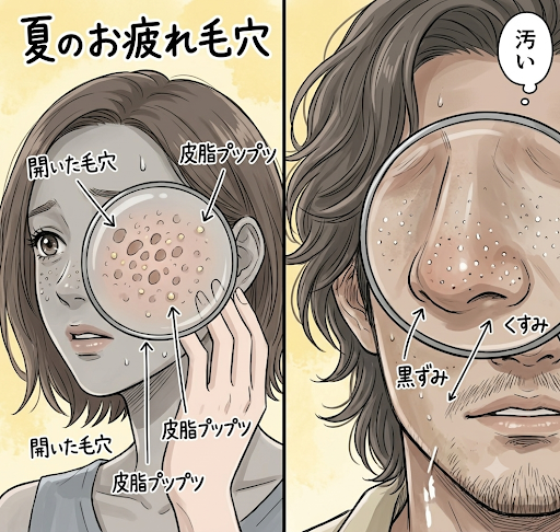 夏の特別ケア！毛穴と戦う美肌術の決定版！