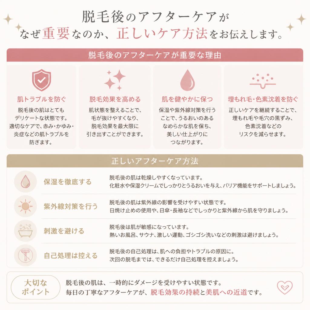 アフターケアのススメ